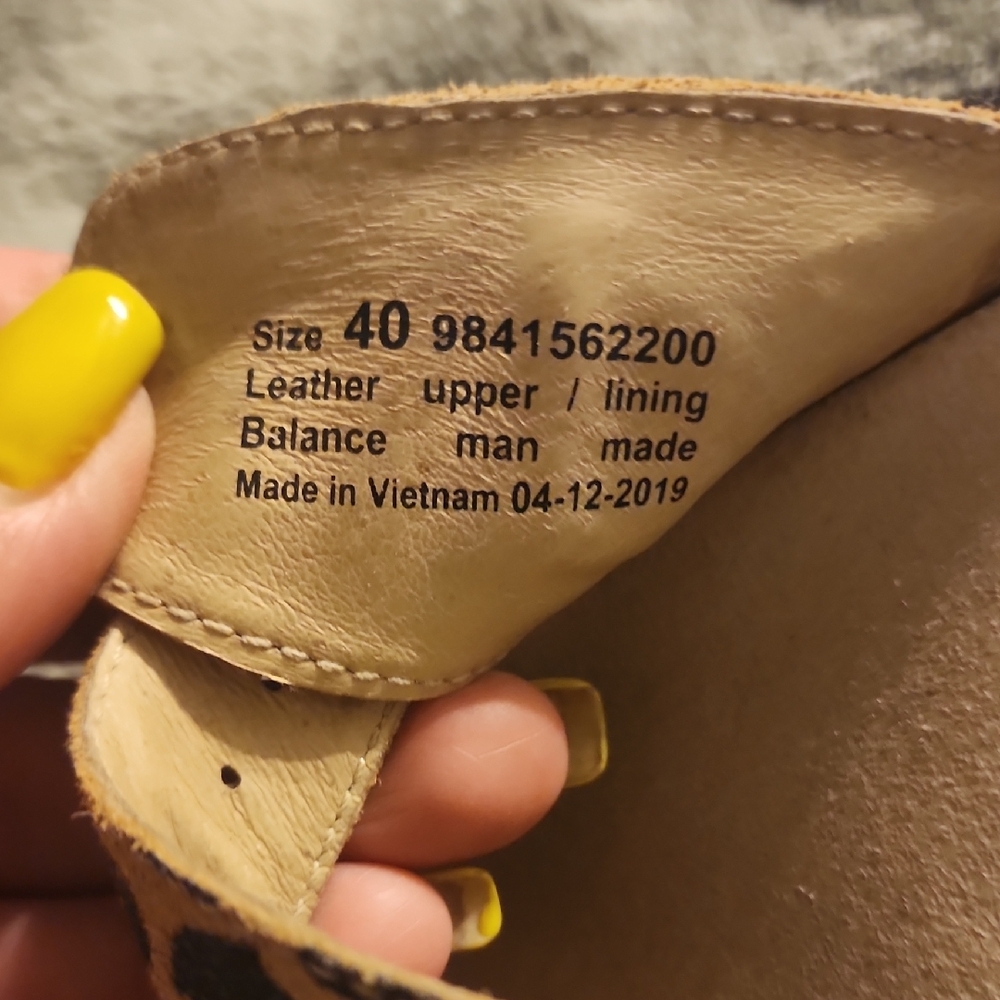 Dansko Leopard Print Sandals with Buckle - Picture 5 of 5